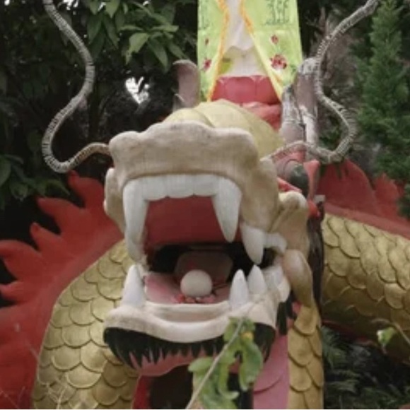 Chinese Dragon Pearl~ Loong Asian Zodiac Treasure Mythical Creature Monster Stud - Picture 5 of 16